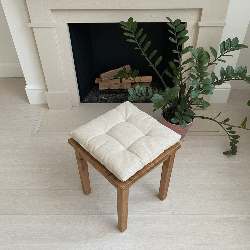 Hemp Chair Cushion with Hemp Filler