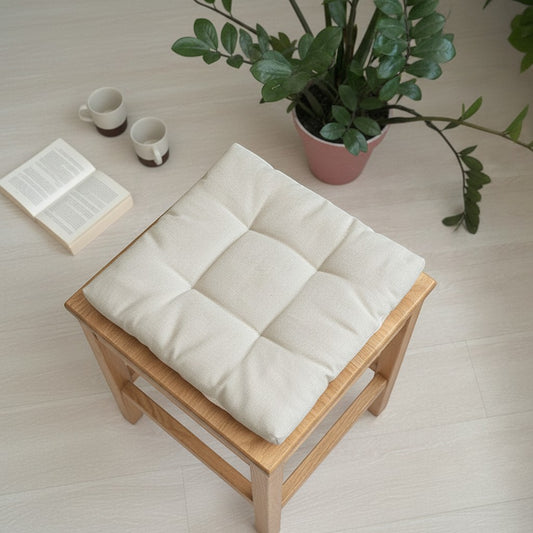 Hemp Chair Cushion with Hemp Filler