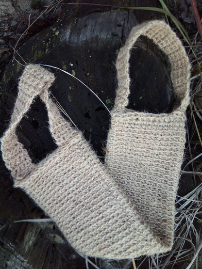 Organic hemp back scrubber, Exfoliating Massage Circulation and Skin Care Washcloth