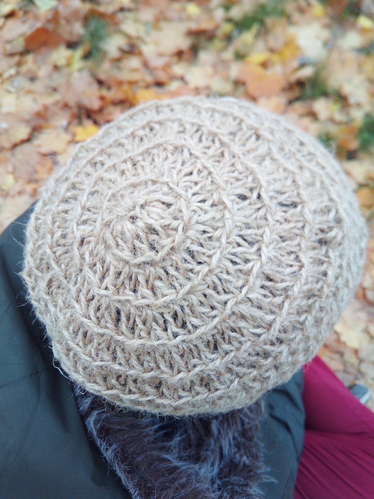 Crochet hemp hat, Unisex knitted hat made of hemp yarn, Cannabis thread handmade crochet