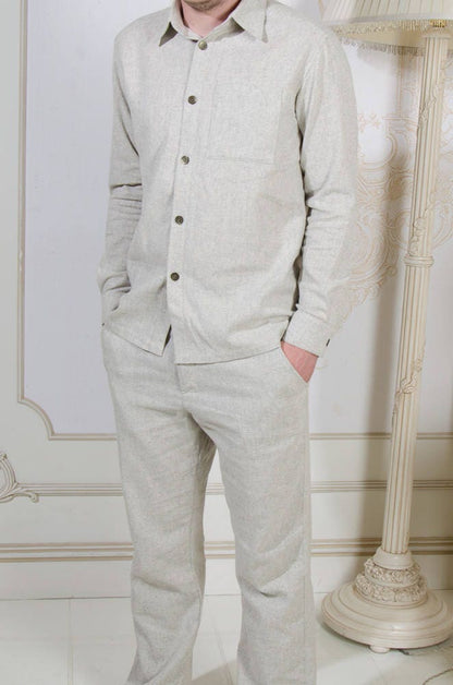 Hemp Shirt/100% Hemp Handwoven/Hemp cloth/Mens shirt/Organic cloth/hemp clothing/organic/vegan