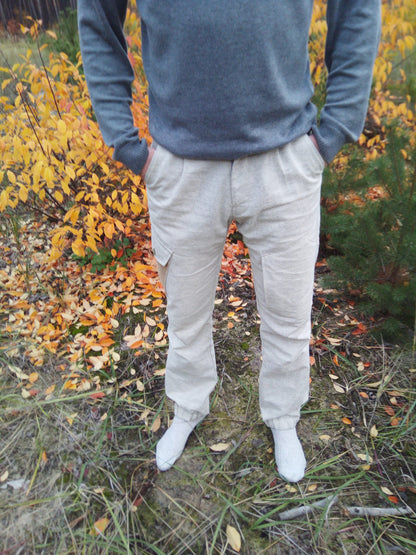 Hemp pants/hemp cloth/hemp clothing/mens pants/oversized pants/Organic pants/ hemp/ hand made/ Vegan cloth/ Natural cloth/ Organic cloth/