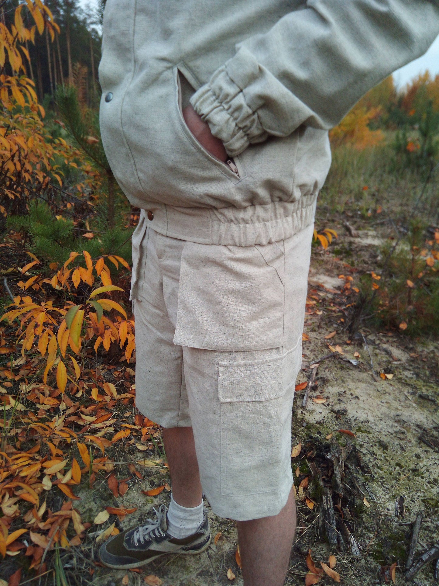 Men's hemp shorts, Hemp clothing, Organic clothing for any time, Vegan shorts with uv protection