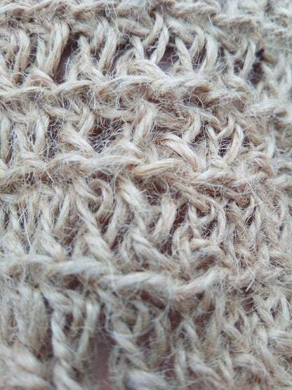 Organic hemp back scrubber, Exfoliating Massage Circulation and Skin Care Washcloth