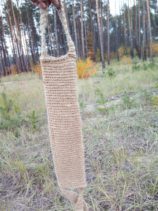 Anti cellulite hemp back scrubber, Spa bath, Cannabis beauty scrub washcloths, Ayurvedic massage body handmade gift