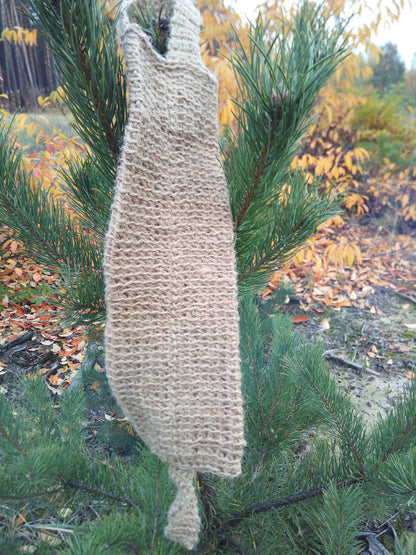 Anti cellulite hemp back scrubber, Spa bath