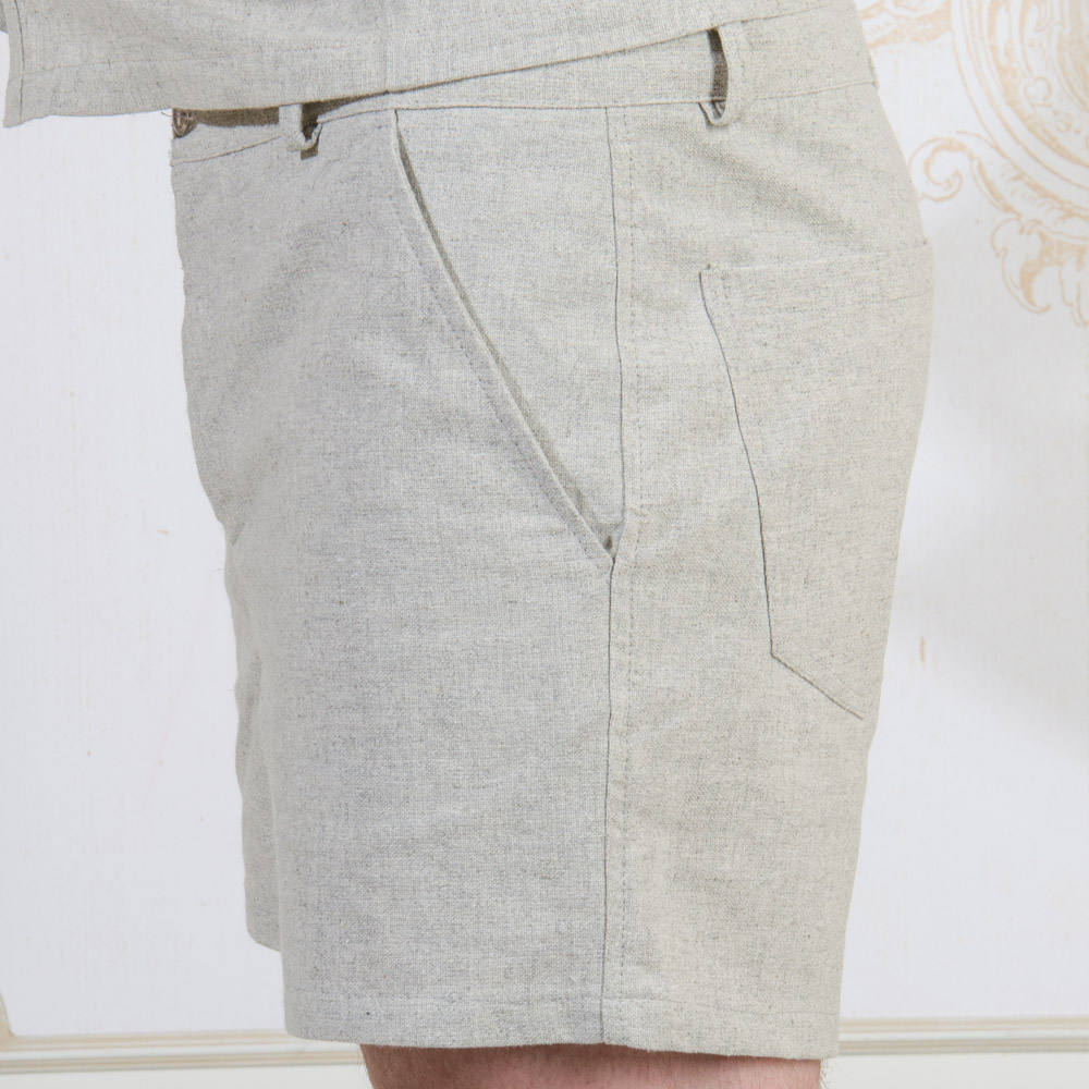 Handmade hemp shorts, Mens clothing of weed cloth