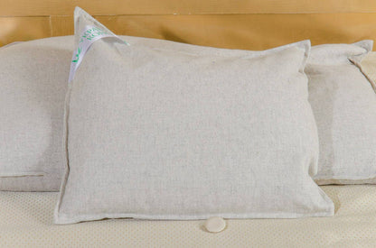 Buckwheat pillow with hemp top, Massage Orthopedic insert