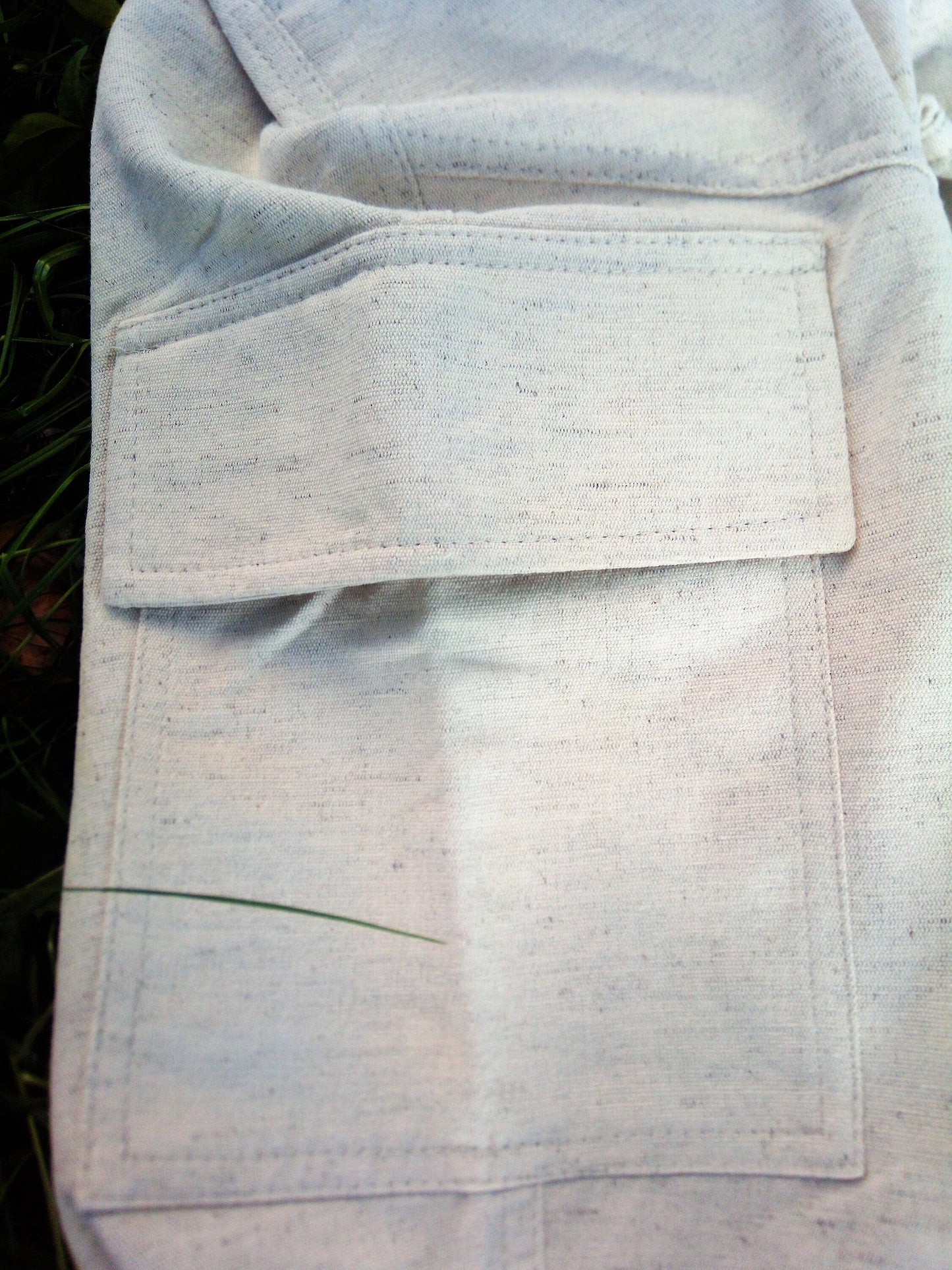 Handmade hemp long shorts, Knee-breeches for men, Casual clothing and natural product, hemp breeches