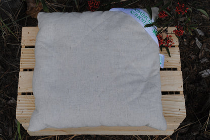 Hemp pillow with buckwheat husk, Strong massage cushion