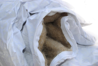 Hemp bedding set,Cotton blanket and two pillows, hemp fiber inside this bedding