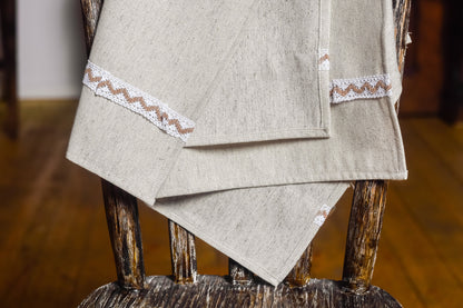 Hemp bath towel made of natural hemp fabric