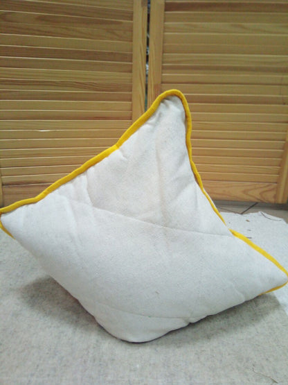 Hemp pillow with lavender, mint, melissa and buckwheat husks pillow insert, Organic aroma therapy cushion