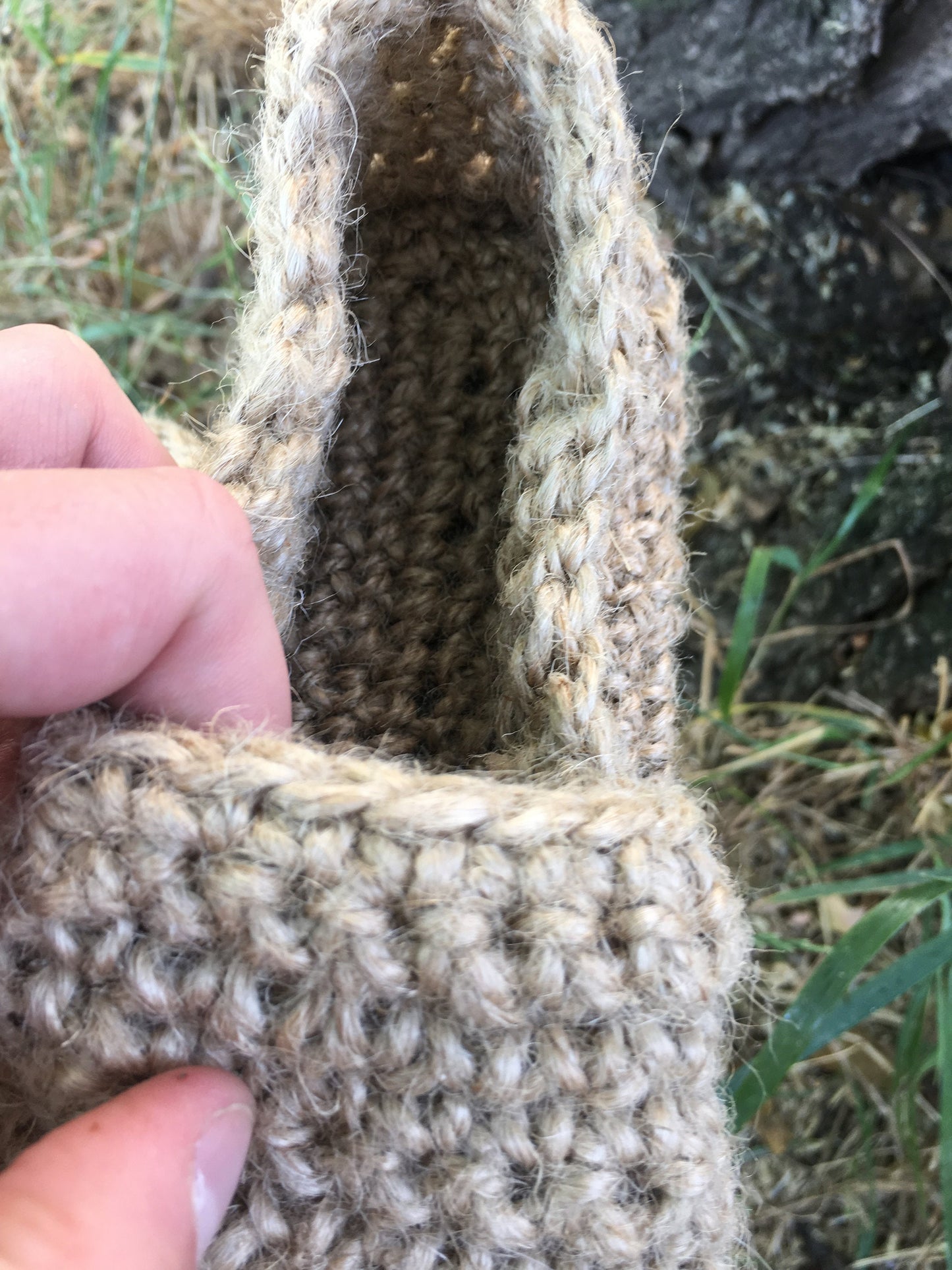 100% Hemp Slippers - Hemp socks - knitted slippers/Natural non-dyed hemp/Organic socks