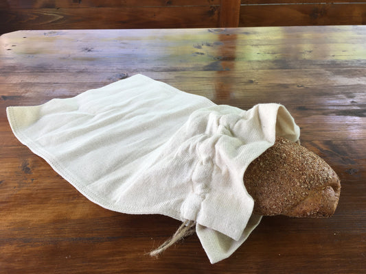 Hemp Bread Bag, Vegetable or produce basket, Market fruit shopper, Anti-microbial