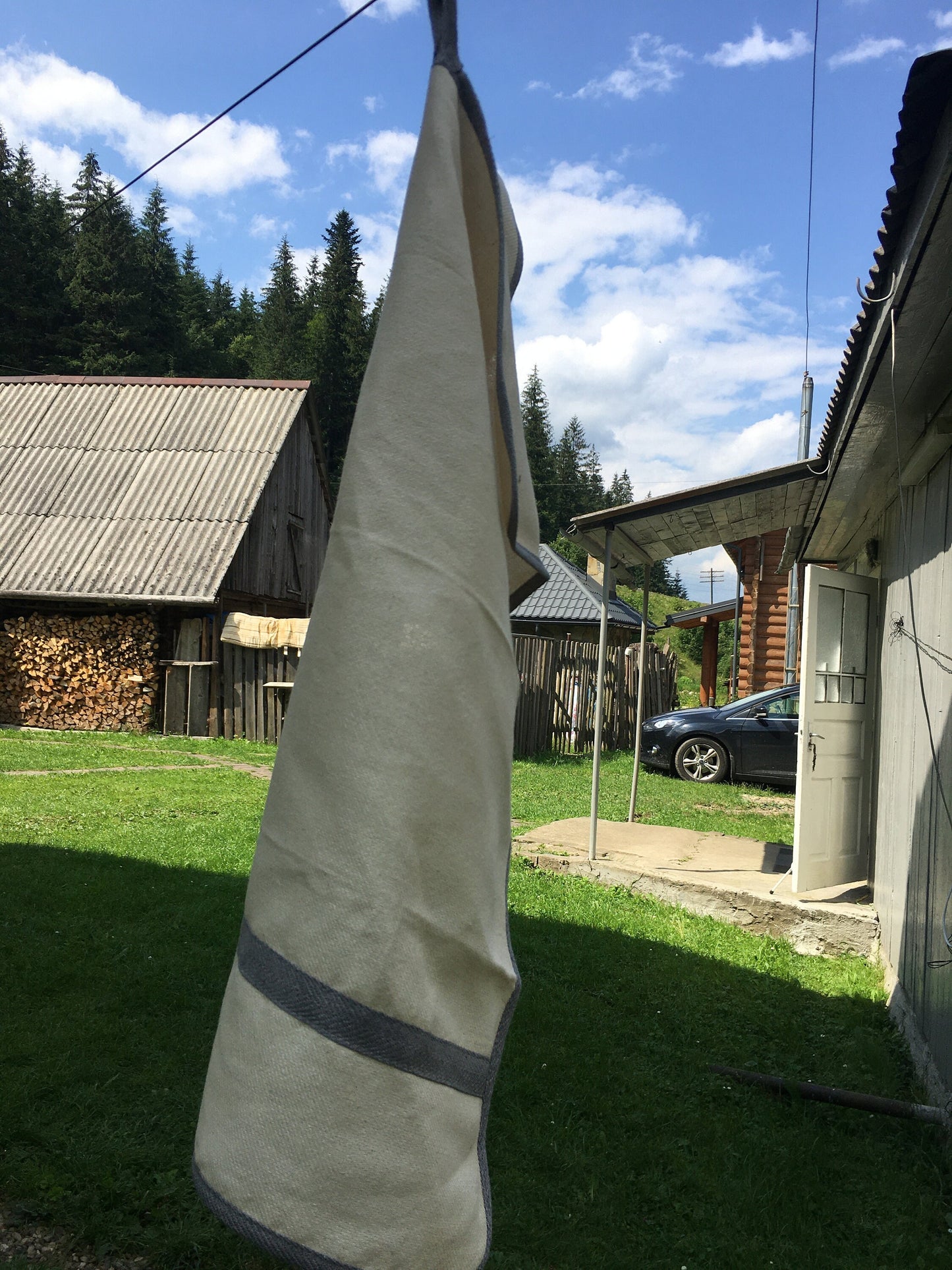 Hemp  towel, Kitchen hemp towel for dishes with fast drying effect, Natural organic cloth