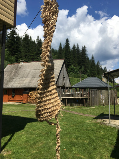 Hemp back scrubber - spa scrubby