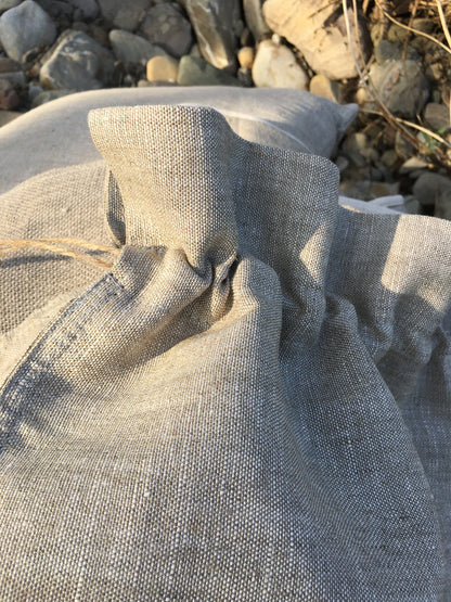 Hemp Bread Bag, Drawstring Bag Set