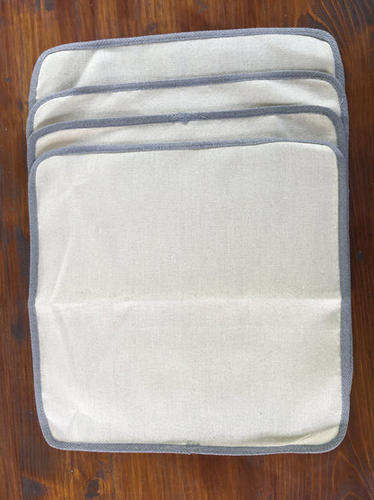 Enhance Your Table Setting with Eco-Friendly Hemp Placemats - Natural Beauty for Every Meal
