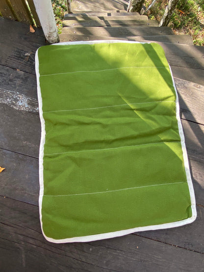 Embrace Sustainable Style with our Exquisite Handcrafted Hemp Rug!