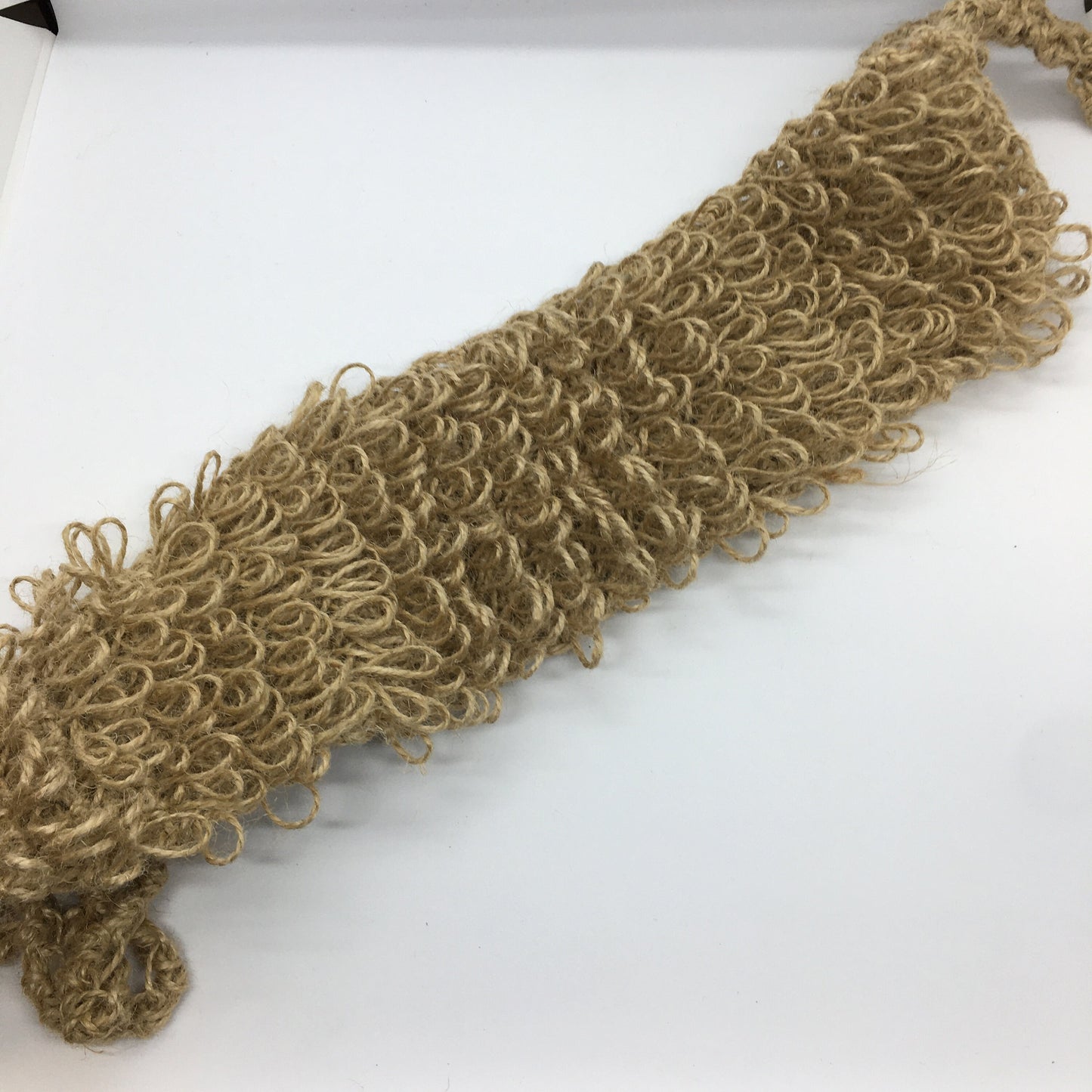 Organic hemp back scratcher, Crochet washcloth