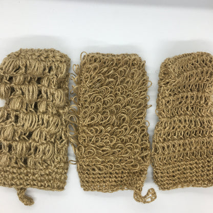 Organic bath sponge, Hemp yarn crochet washcloth, Set of organic gifts