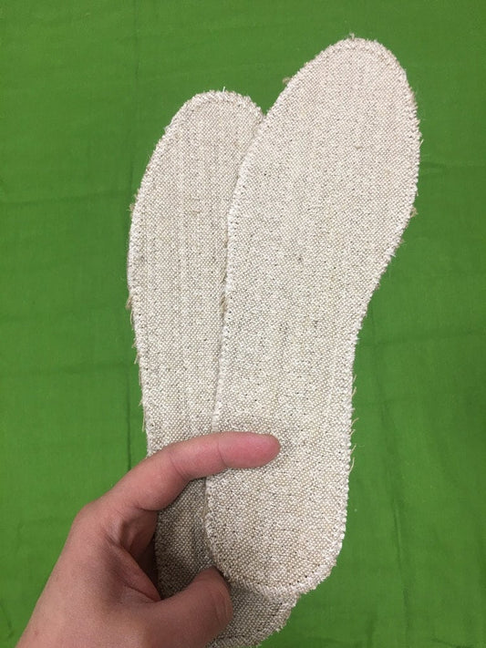 Hemp insoles men for men and women, Natural shoes addition, Organic insoles for freshness