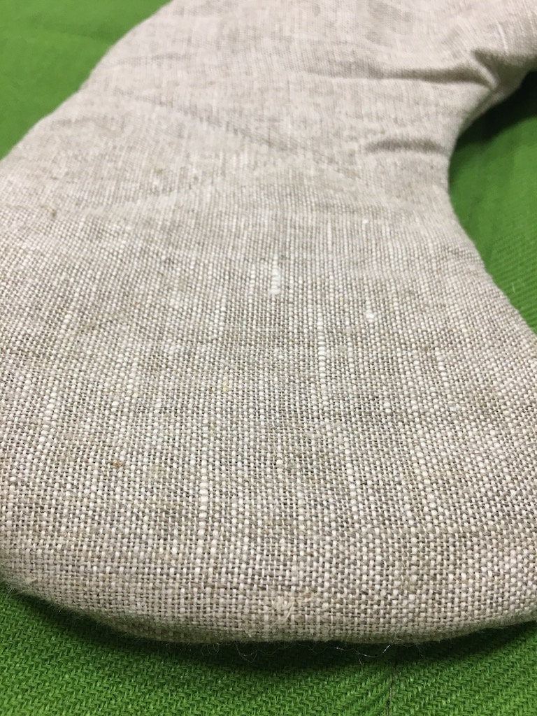 Hemp neck pillow covers