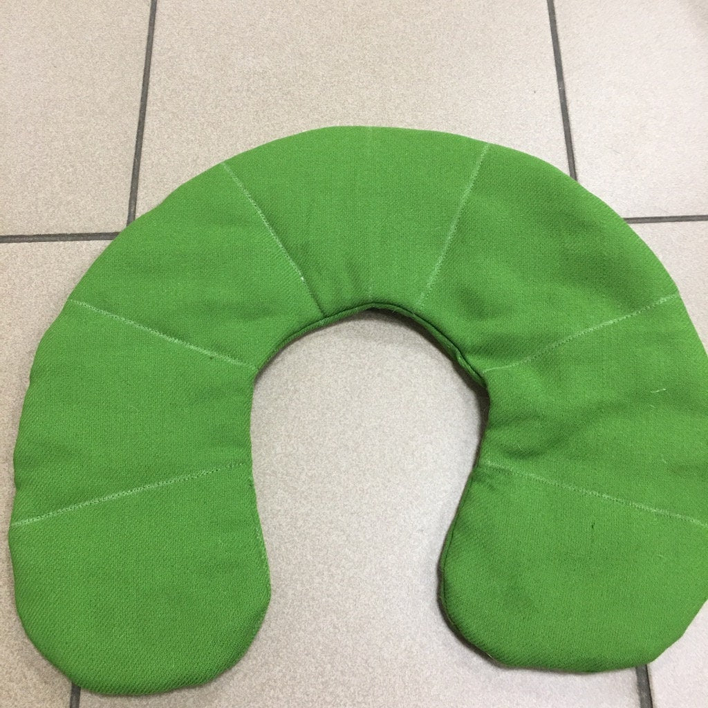 SET of 2 Empty Hemp Travel Neck Pillows - Case for travel pillow