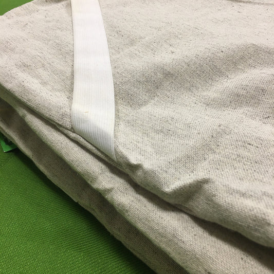 Organic Hemp mattress pad filled Hemp Fiber and with rubber band, fitted