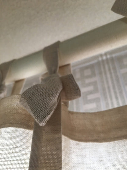Hemp Curtain with strings, Natural clothes for your windows, Beauty and style