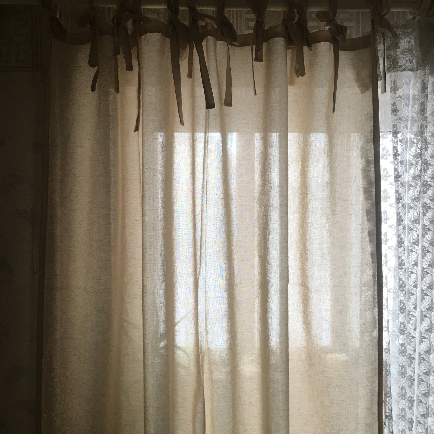 Hemp Curtain with strings, Natural clothes for your windows, Beauty and style