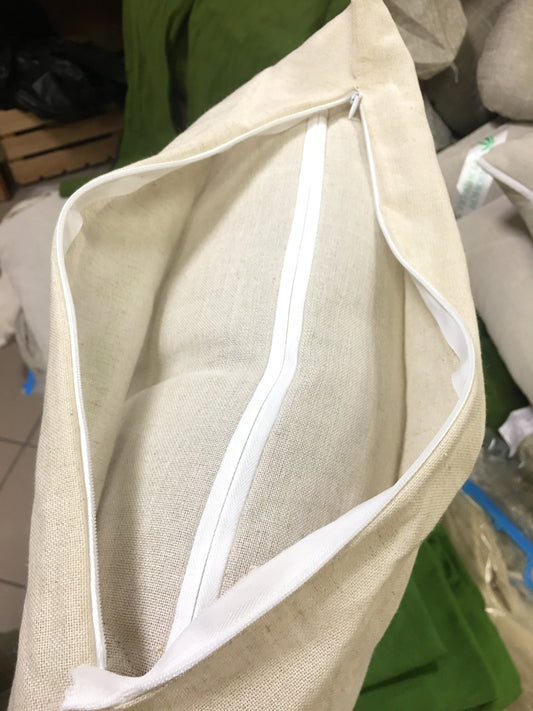 Hemp pillow protector with zipper, Antibacterial hemp fabric, Antibacterial, Natural product