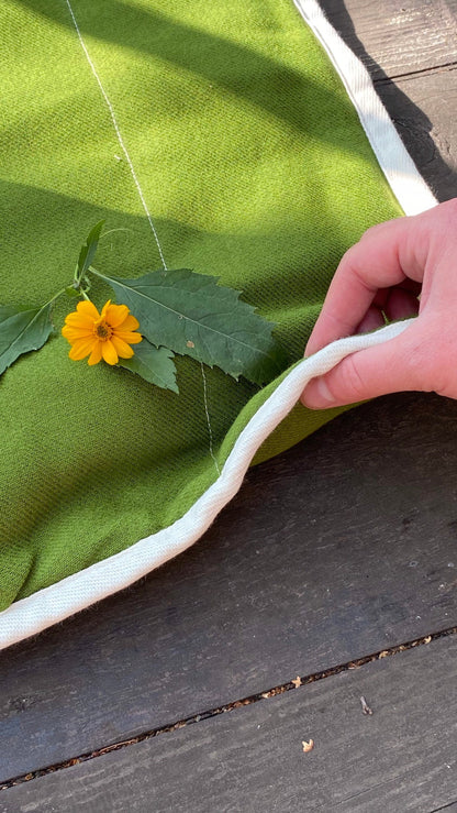 Embrace Sustainable Style with our Exquisite Handcrafted Hemp Rug!