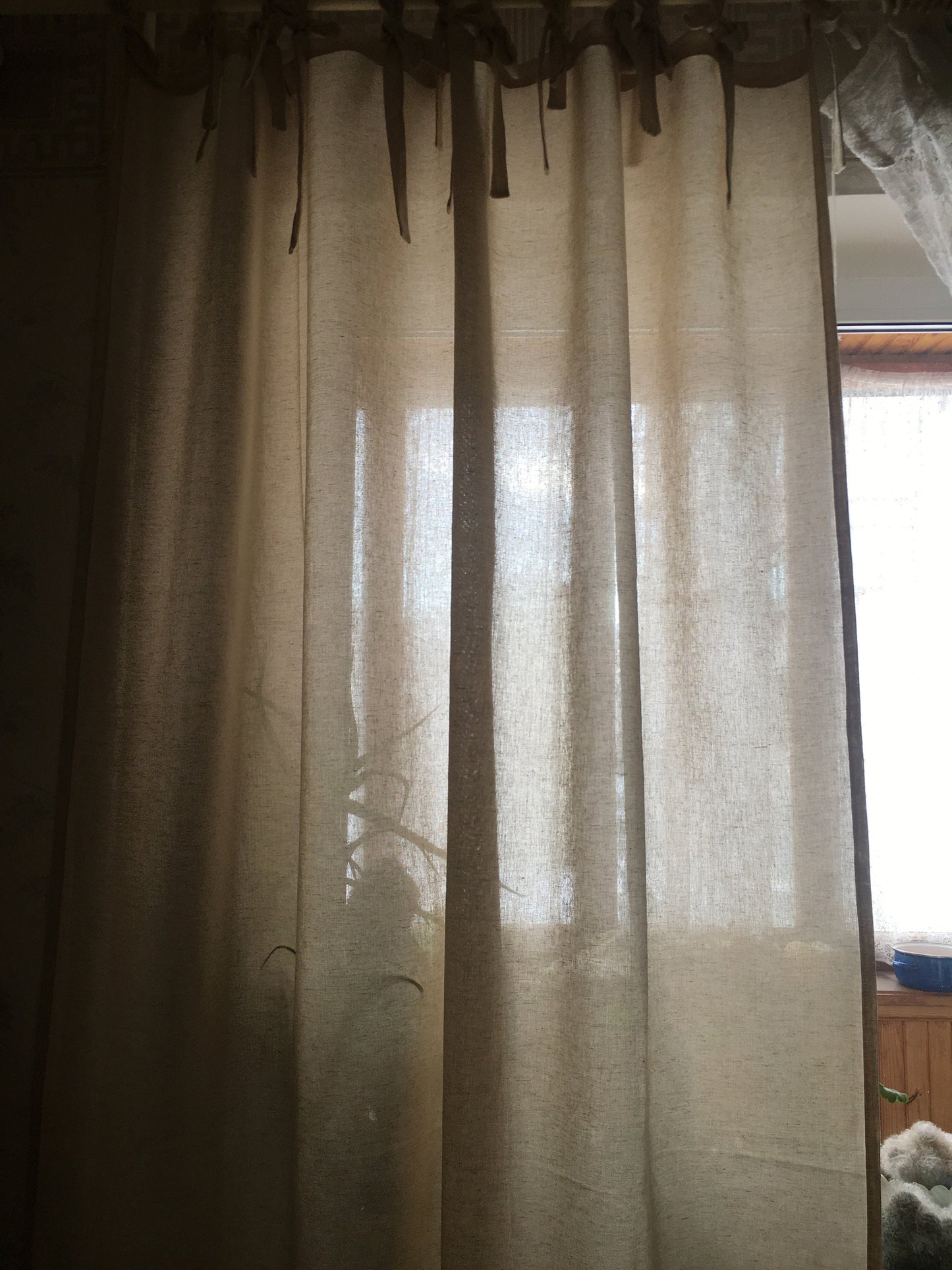 Hemp Curtain with strings, Natural clothes for your windows, Beauty and style
