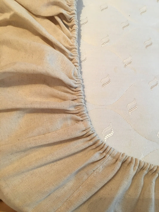 Hemp fabric sheets set, 2 pieces set fitted+flat sheet, Queen King Full Double different sizes of hemp bedding available