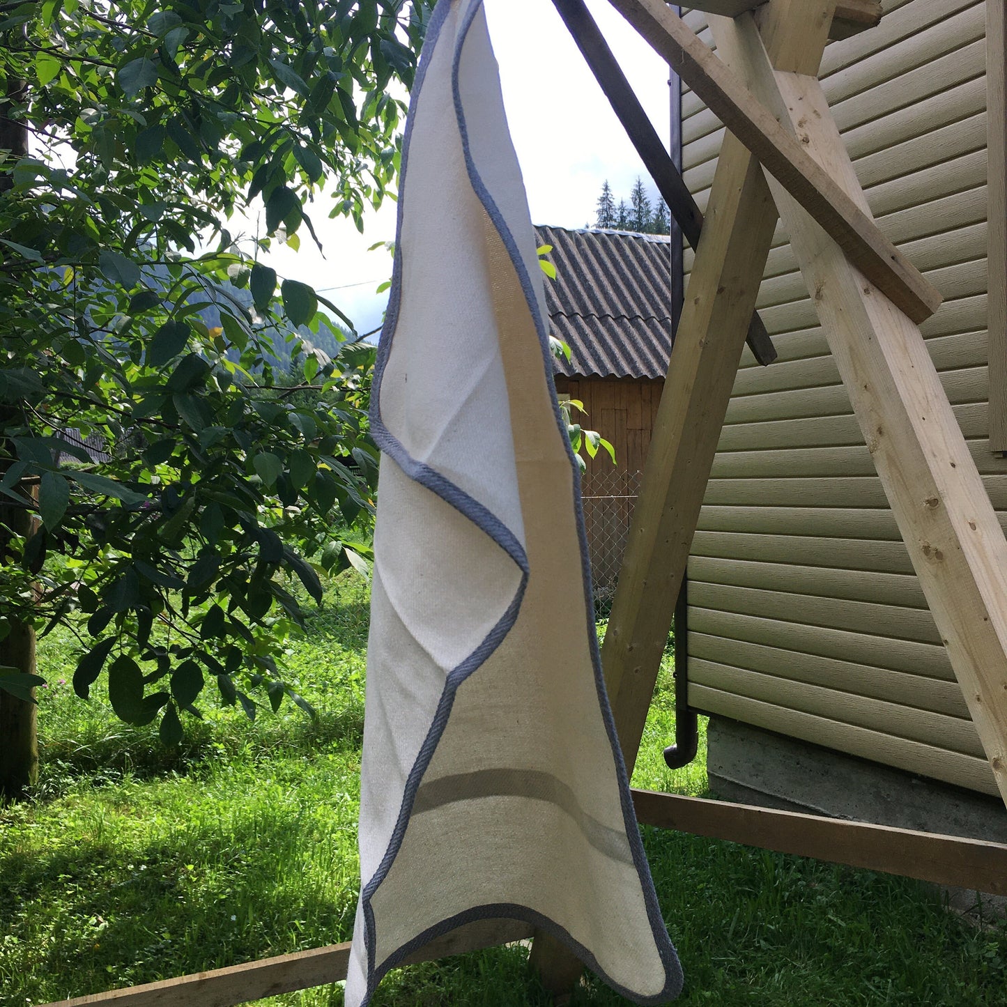 Hemp  towel, Kitchen hemp towel for dishes with fast drying effect, Natural organic cloth