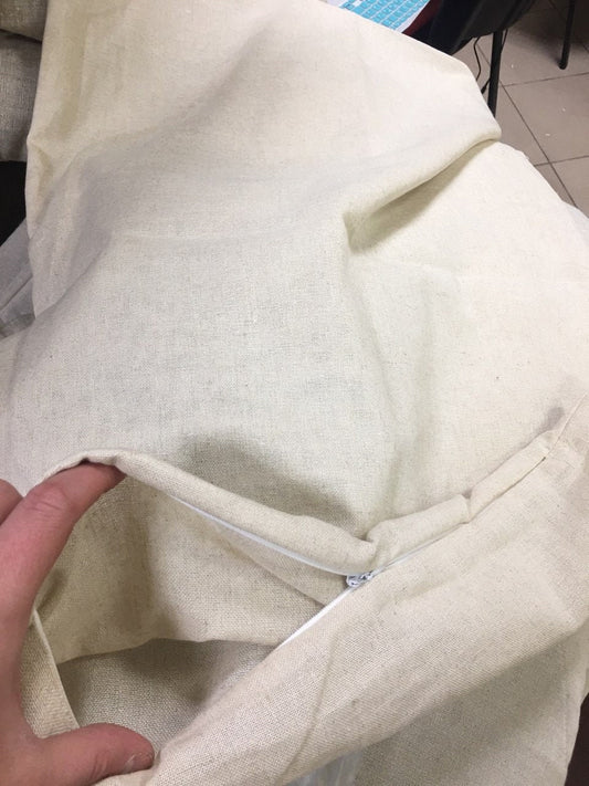 Hemp pillow protector with zipper, Antibacterial hemp fabric, Antibacterial, Natural product