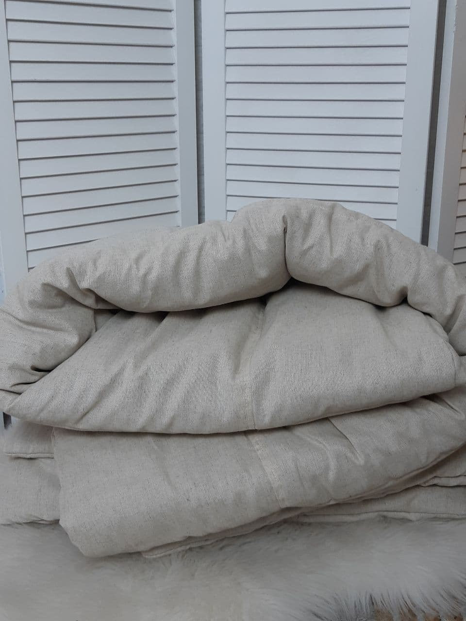 Sale Hemp blanket with Hemp Filler Queen size 86"x90" (219x230cm)