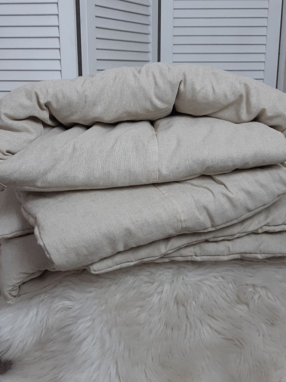 Sale Hemp blanket with Hemp Filler Queen size 86"x90" (219x230cm)