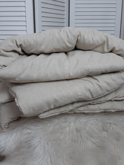 Sale Hemp blanket with Hemp Filler Queen size 86"x90" (219x230cm)