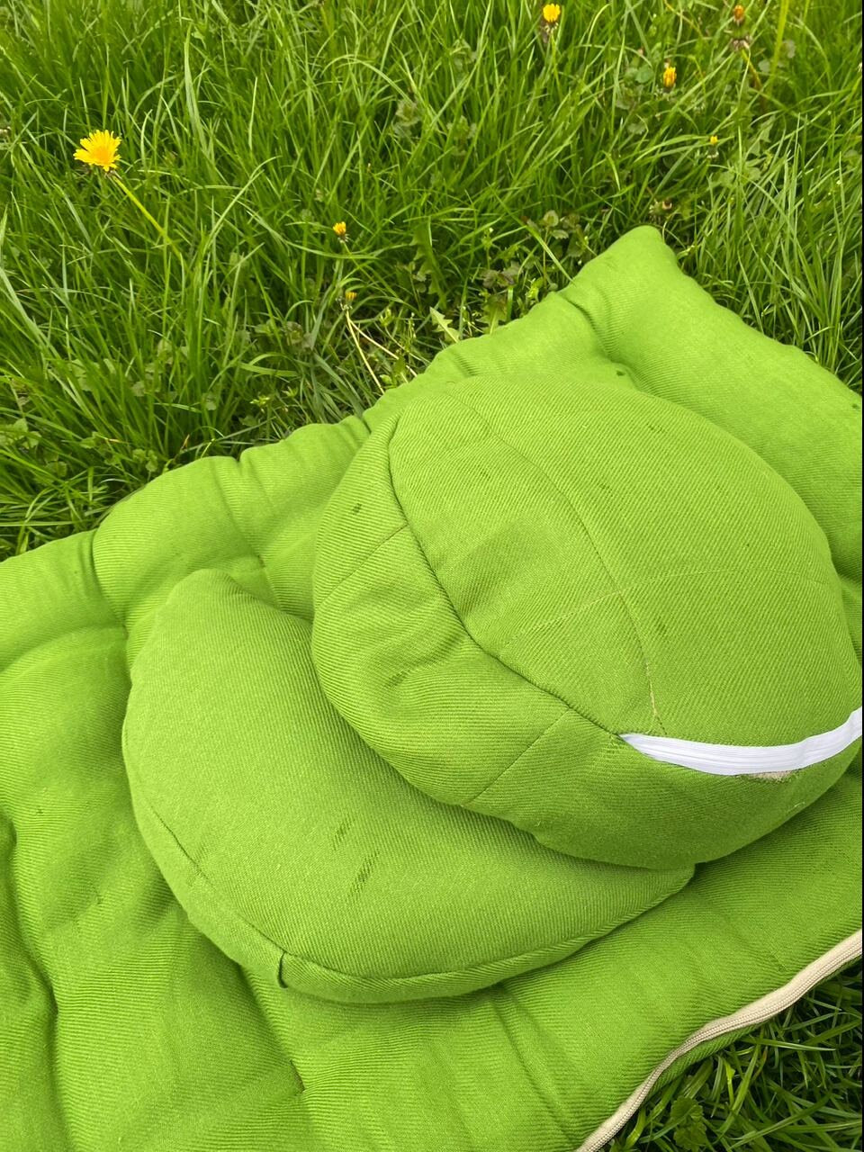 Hemp meditation set - yoga mat, yoga cushion and zafu with buckwheat husk