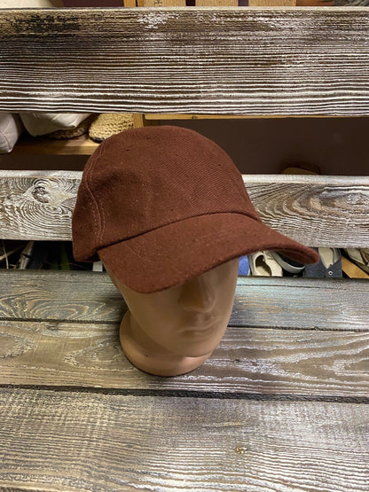 Brown hemp cap