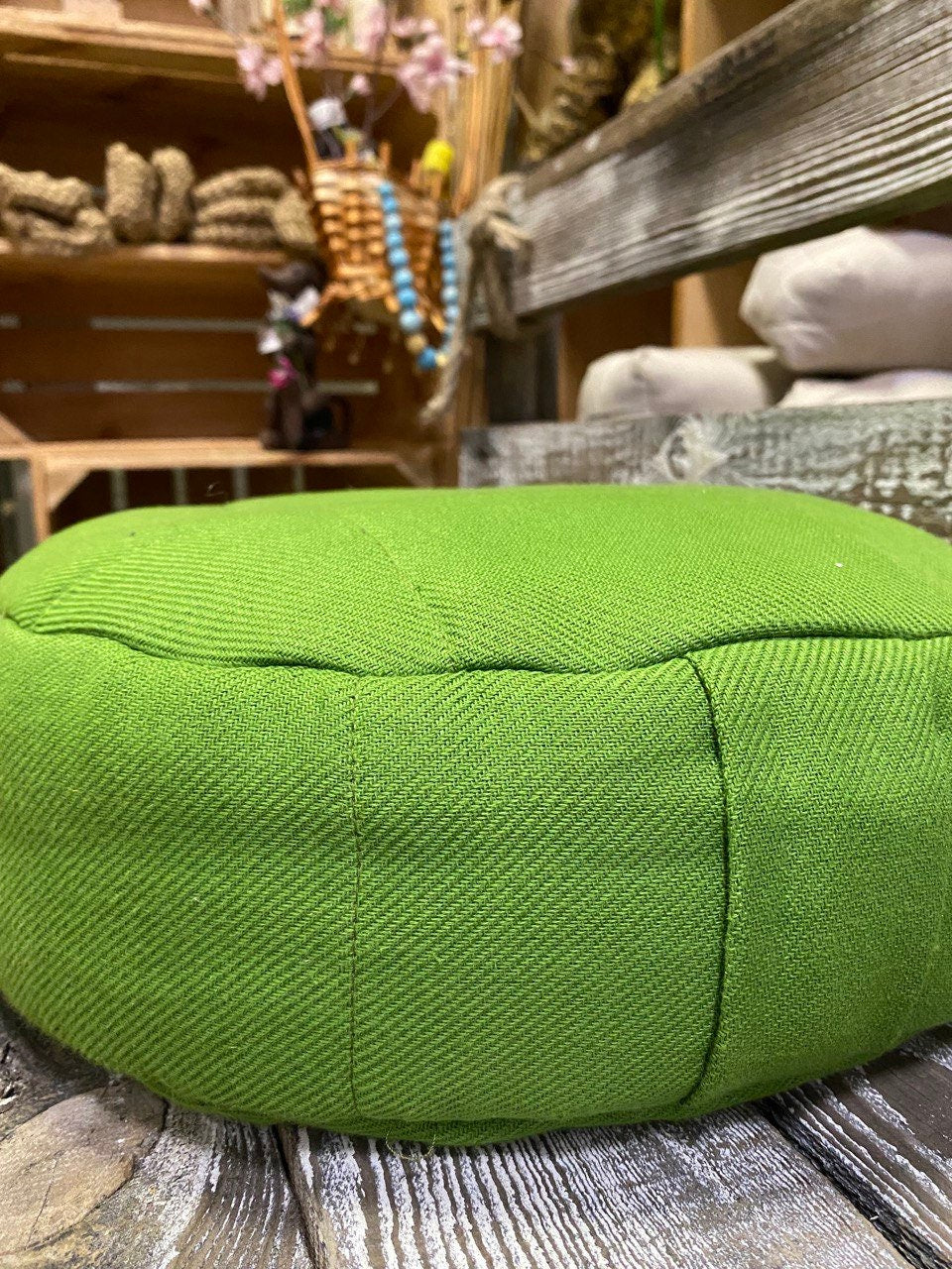 Meditation Cushion with buckwheat husk,Hemp Floor Pillow