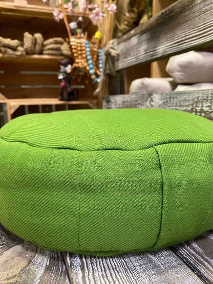 Meditation Cushion with buckwheat husk,Hemp Floor Pillow