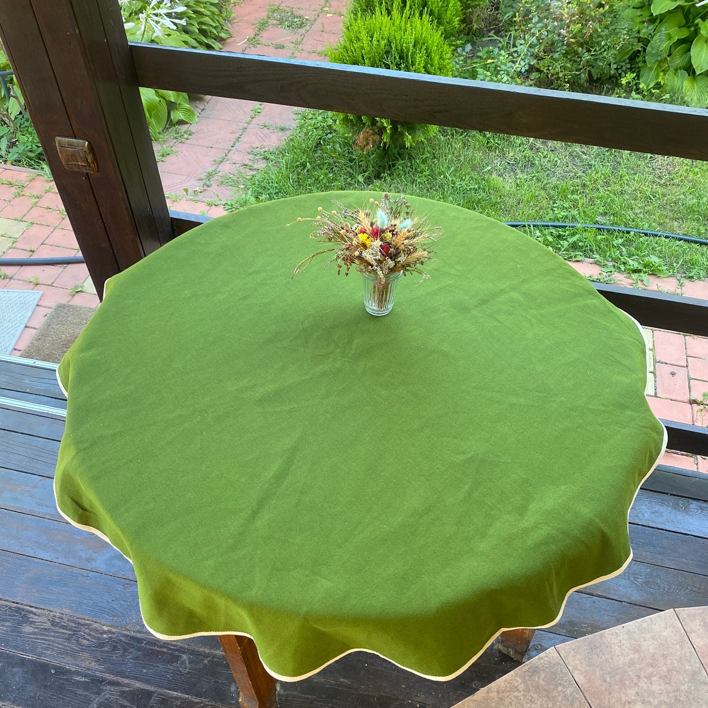 Hemp tablecloth