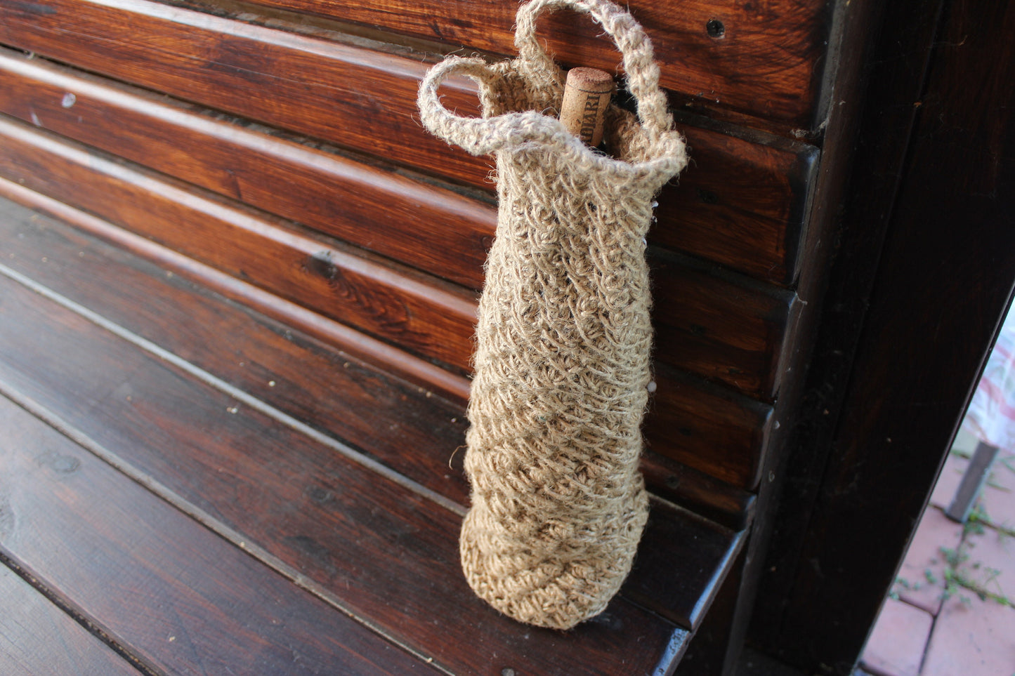 Hemp wine bag