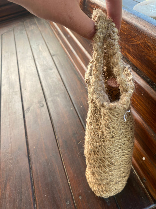 Hemp wine bag