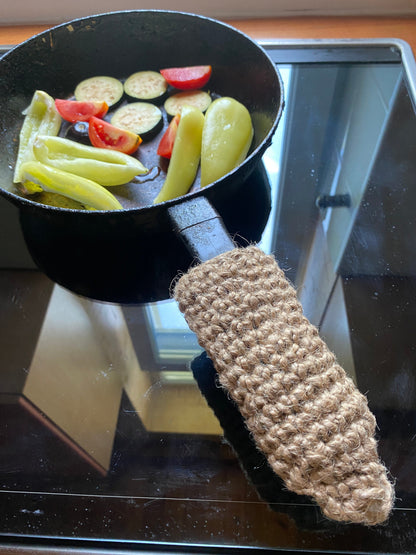 Hemp skillet handle cover