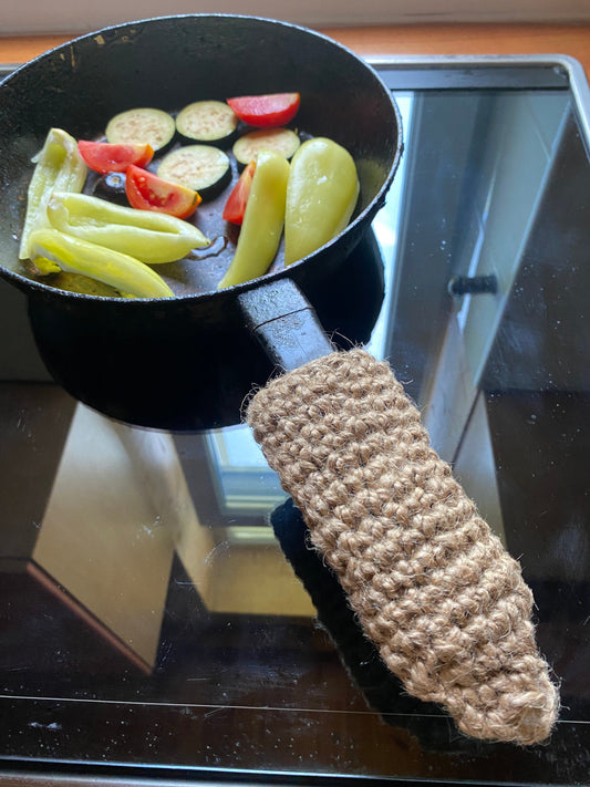 Hemp skillet handle cover